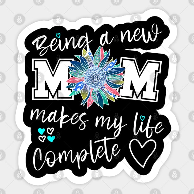 Being a new mom, expecting mother gift, Happy first Mothers Day Sticker by kimbo11